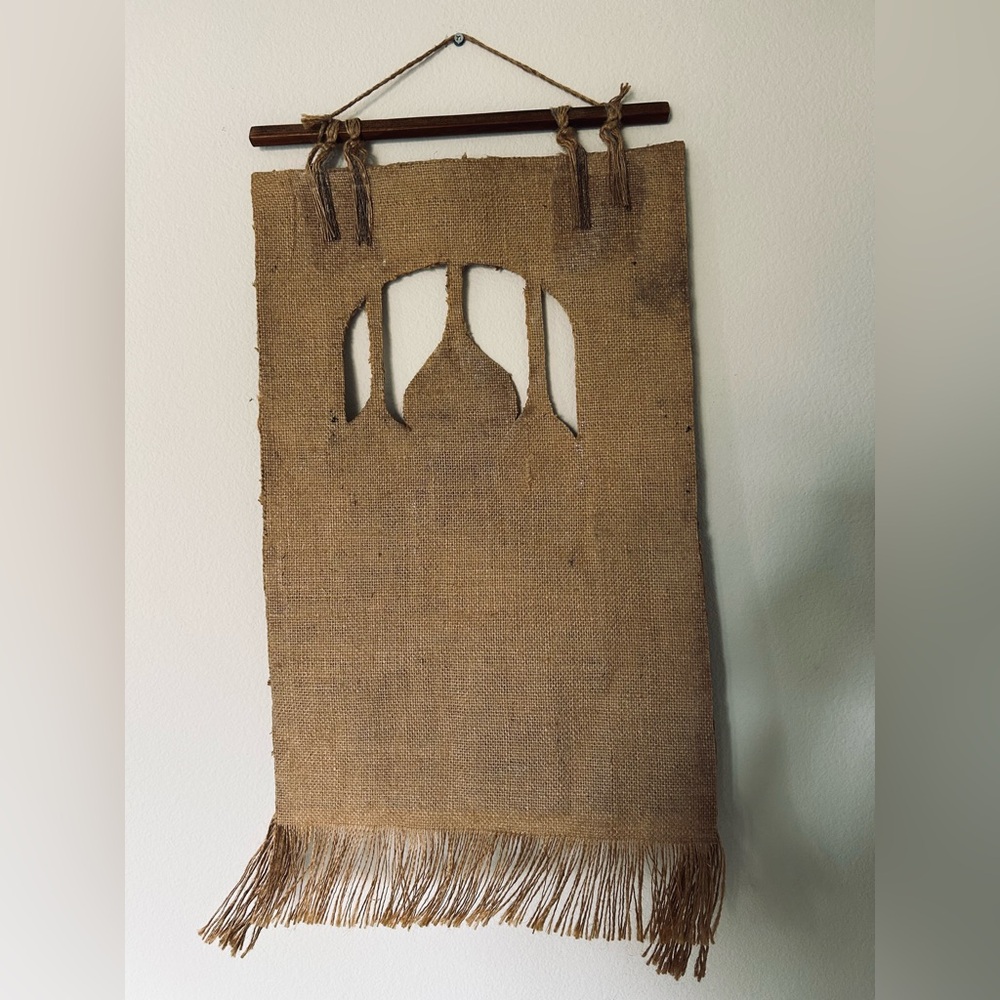 🛑SOLD🛑 Vintage Russian-Inspired Textile Wall Hanging (c. 1970s) - Picture 8 of 8